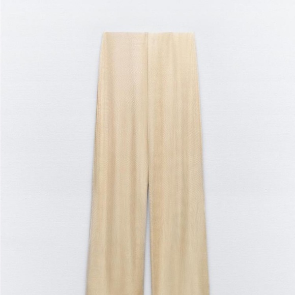 Beige Women's 2 Piece Blouse and Trouser Set - Picture 2 of 12